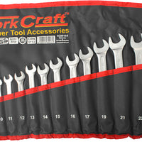 Tork Craft 14-Piece Combination Spanner Set (8-24mm): Wrench Set for Power Tool Accessories