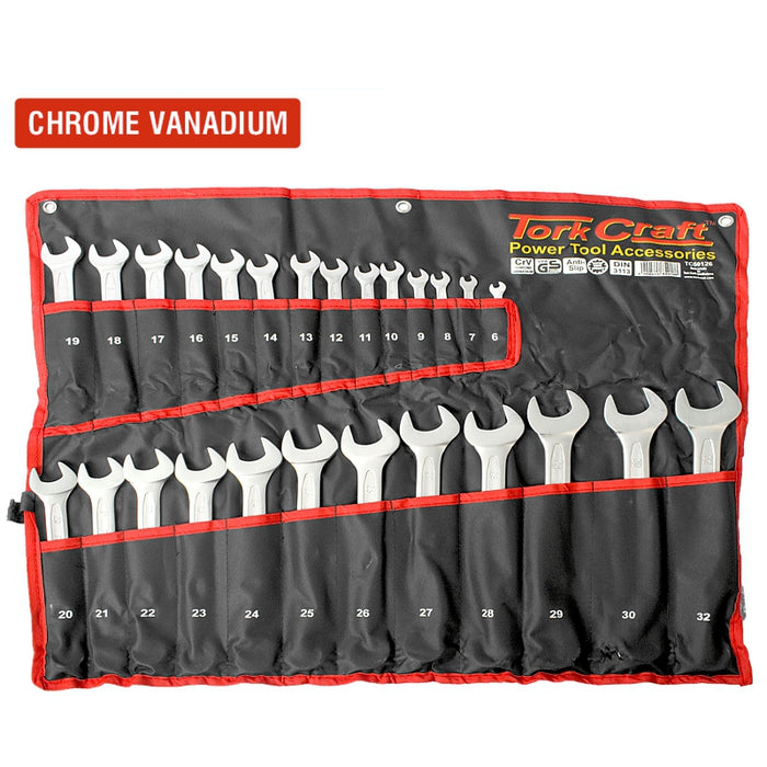 Tork Craft 26 Pcs Combination Spanner Set 6 32 Mm Tc50126