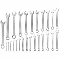 26-Piece Metric Combination Wrench Set - 6-32mm Chrome Vanadium Spanners, Mechanics Tools