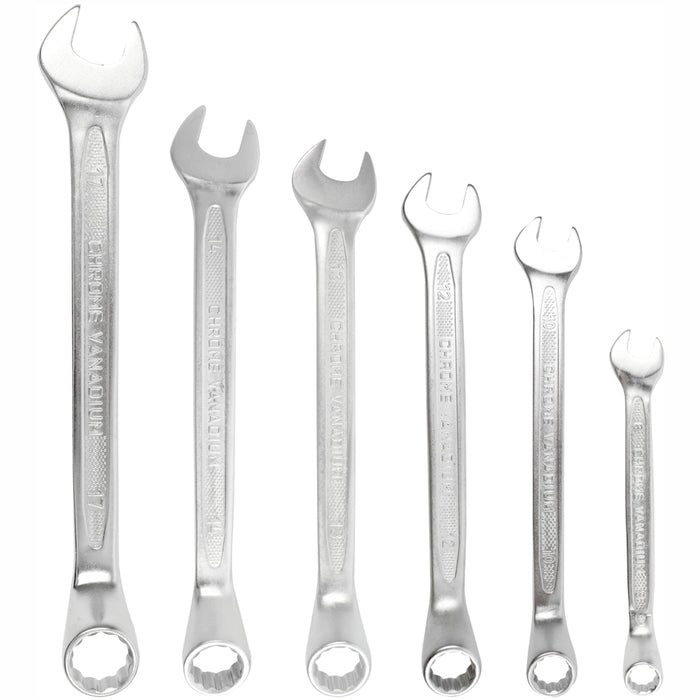 Tork Craft 6 Pcs Deep Offset Combination Spanner Set 8 10 12 13 14 17 Mm Tc51106