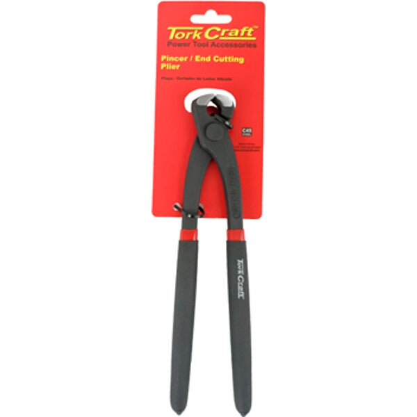 Tork Craft Pincer / End Cutting Pliers 230mm - Nail Puller. Durable Power Tool Accessories. 