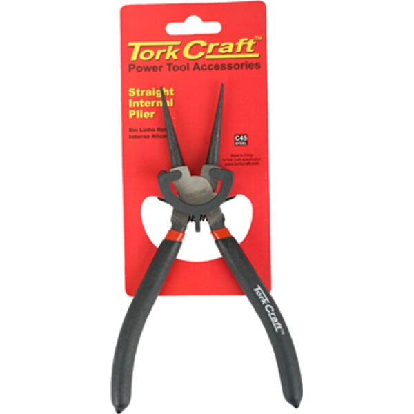Tork Craft Straight Internal Circlip Pliers 170mm - Retaining Ring Tool