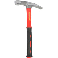Mason Hammer 700g (24oz) with Fibreglass Handle | Brick Hammer, Pointed Tip | Rock Pick Hammer for Masonry Work