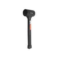 Tork Craft Dead Blow Hammer - 1.3KG (3LB) Black Rubber Mallet | Non-Marring Tool for Automotive, Woodworking & More