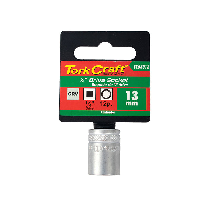 Torque Craft 13mm Socket, 1/4