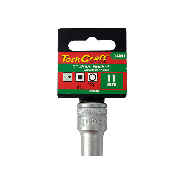 Tork Craft 11mm Socket: 1/2