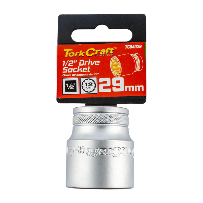 TORK CRAFT : Socket 29mm X 41.8mm 1/2 inchDrive Crv 12 . : TC64029
