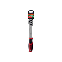TorqCraft 1/2 inch Drive Ratchet Wrench - 260mm Offset Handle - Ergonomic Grip - Professional Tool for Mechanics & DIY