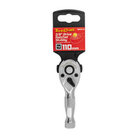 Tork Craft Ratchet 110 Mm 3/8' Drive Steel Handle Stubby Tc673110