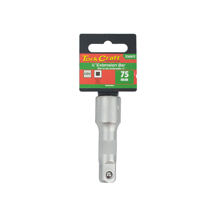Tork Craft 1/2 inch Extension Bar 75mm | Socket Extension for Wrenches