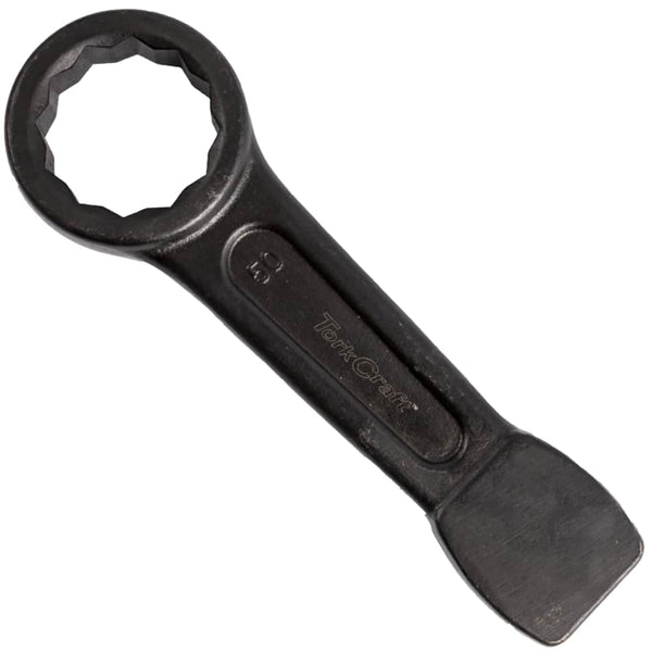 Tork Craft Slogging Spanner - 50mm Ring End CRV Wrench for Heavy Duty Applications