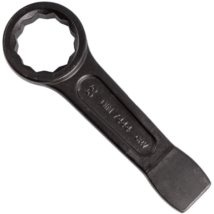 Slogging Spanner 55mm, Ring End Wrench, Heavy Duty Tool, CRV Steel, Industrial Wrench