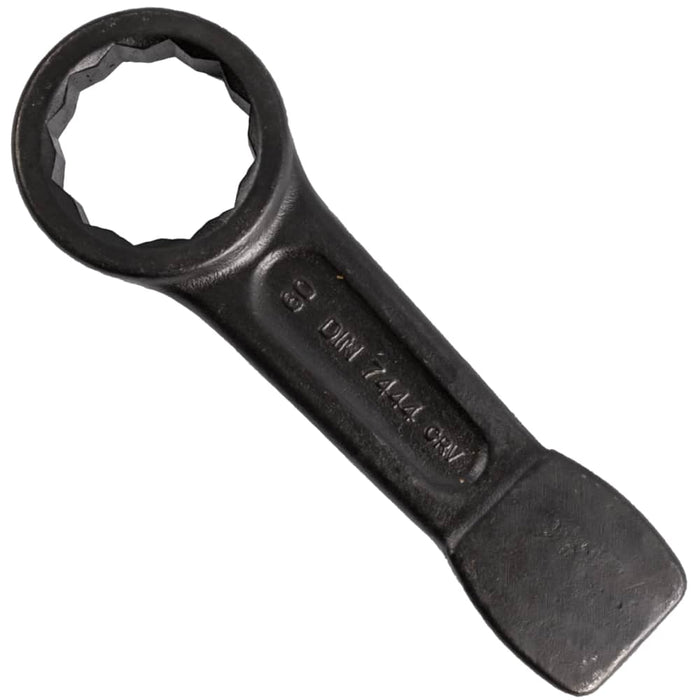 Slogging Spanner 60mm Ring End, Heavy Duty Wrench, Industrial CrV Tool