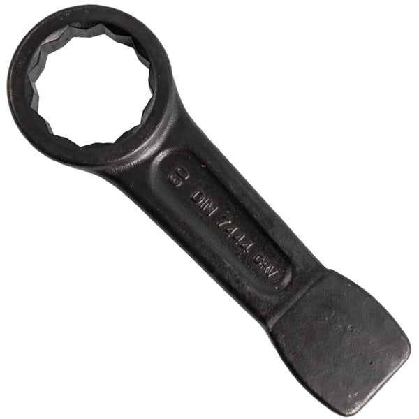 Slogging Spanner 60mm Ring End, Heavy Duty Wrench, Industrial CrV Tool