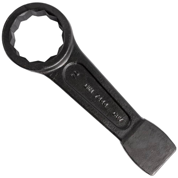 Slogging Spanner 70mm, Ring End, Heavy Duty CrV Wrench for Industrial Use