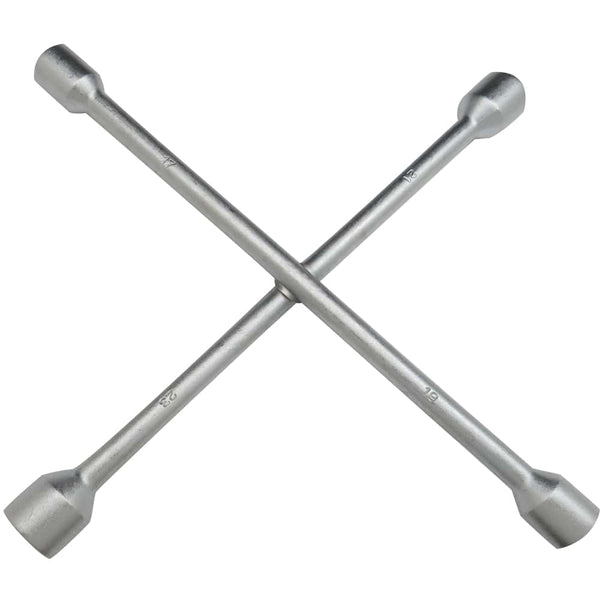 Wheel Spanner 4 Way 17/19/21/23mm - Lug Wrench for Tire Changes