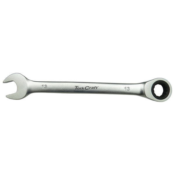 Tork Craft Combination Ratchet Wrench 13 Mm Fixed Head Spanner Tc810013