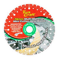 Tork Craft Multi Material Cutting Blade 76 Mm X 10 Mm Mini Cutter Saw Tc911507