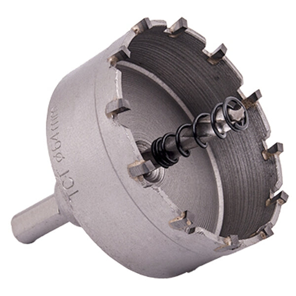 TCT Hole Saw 64mm for Metal - Carbide Tipped Drill Bit Cutting Tool