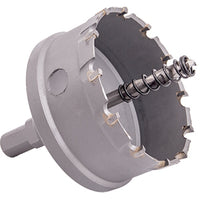 70mm TCT Hole Saw for Metal Cutting | Tungsten Carbide Hole Saw for Steel, Stainless Steel, Aluminum, and Plastic