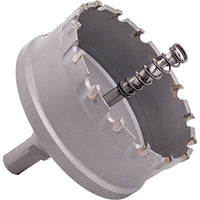80mm TCT Hole Saw for Metal: Carbide Tipped Cutter for Stainless Steel, Plastic - Chavda.com