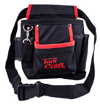 Tork Craft Tool Pouch Nylon With Belt 7 Pocket Tc991051