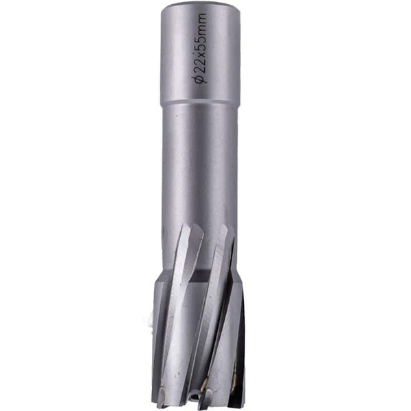 ANNULAR HOLE CUTTER TCT 22 X 55MM WELD SHANK 19.05M