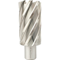 34mm Annular Cutter HSS, 55mm Depth Hole Saw, Weldon Shank - High-Speed Steel Hole Cutter