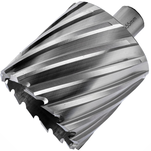 ANNULAR HOLE CUTTER HSS 65 X 55MM WELD SHANK 19.05MM