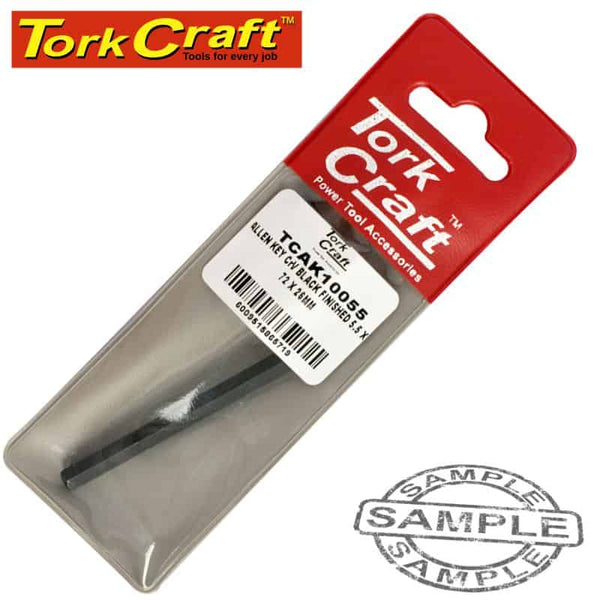 L-WRENCH HEX 5.5 X 72 X 26MM CRV BLACK