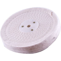 150mm Cotton Buffing Wheel - 2 Section - Metal Polishing & Cutting Mop