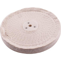 200mm Cotton Buffing Wheel - Stitched Polishing Mop for Metal Polishing