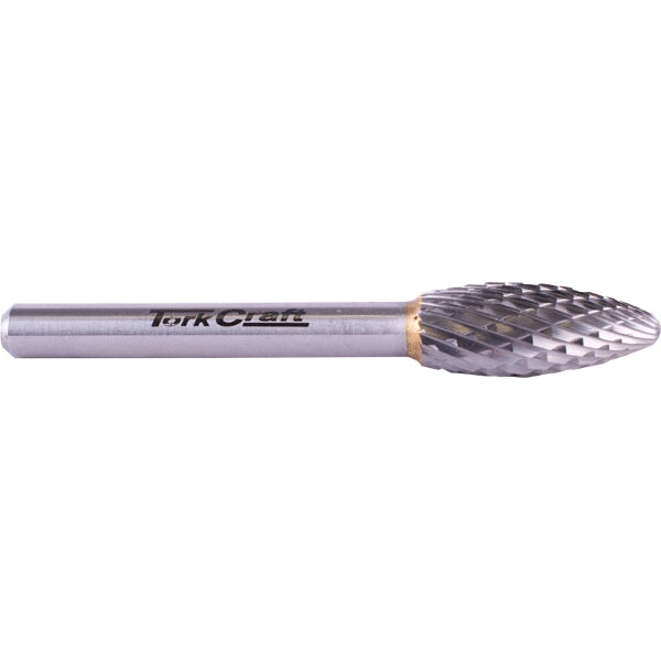 TorkCraft Tungsten Carbide Rotary Burr - Round Point - Grinding, Cutting Tool