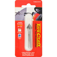 TorkCraft Tungsten Rotary Burr 12mm Cone - Power Tool Accessory