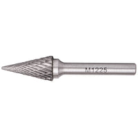 TorkCraft Rotary Burr Tungsten Carbide Conical 12x25mm Cutting Tool M1225