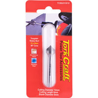 TorkCraft Tungsten Rotary Burr - 12x6mm Cone Bit, Power Tool Accessory for Metal Cutting, High Speed Rotary Tool Bit