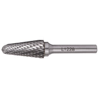 Tungsten Rotary Burr - Conical - 12x28x6mm - Metal Cutting Tool for Steel, Stainless Steel, Brass