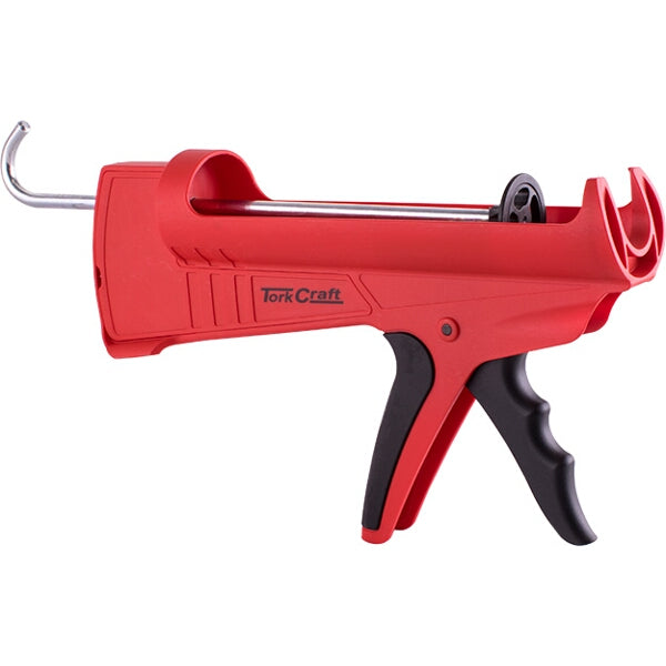 Tork Craft Silicone Caulk Gun - Single Hand, Heavy Duty Composite Cartridge 310ml Caulking Tool