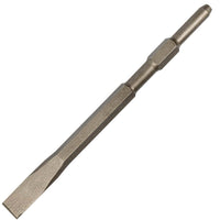 TorkCraft 17mm Hex Flat Chisel, 40mm x 280mm. Demolition & Shaping Tool. Heavy Duty Construction Chisel.