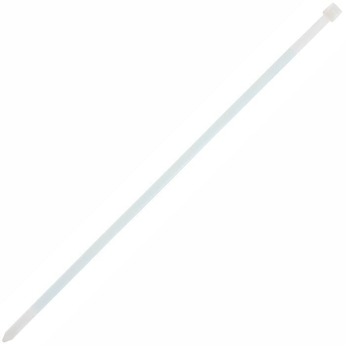 NYLON CABLE TIES 4.8MM X 300MM WHITE 100PC