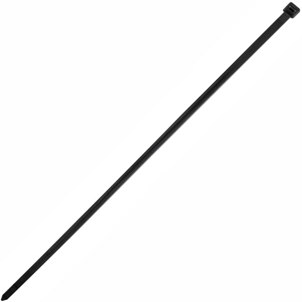 NYLON CABLE TIES 4.8MM X 400MM BLACK 10PC