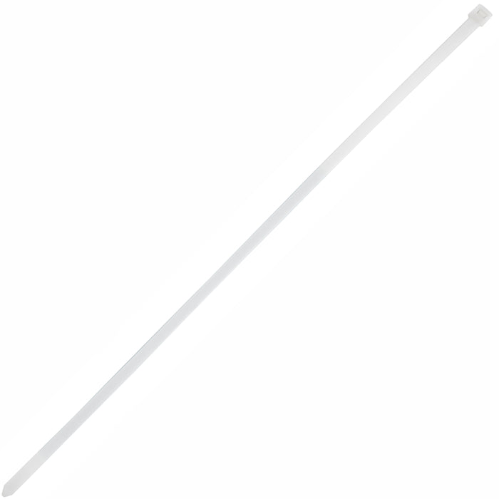 NYLON CABLE TIES 4.8MM X 400MM WHITE 10PC