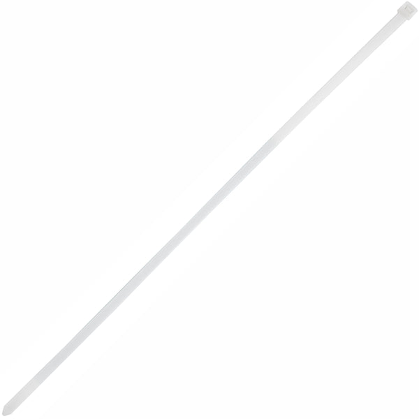 NYLON CABLE TIES 7.6MM X 400MM WHITE 100PC