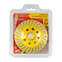 Tork Craft Dia. Cup Wheel 115 Mm X 22,23 Mm Turbo Cold Pressed Economy Tccw40115 5