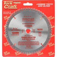 Tork Craft 6 1/4 Inch Carbide Tooth Saw Blade - Wood Cutting & Framing - Power Tool Accessory