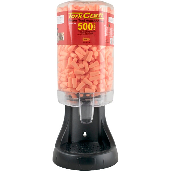 Ear Plug Dispenser with 500 Pairs | Noise Reduction Safety Gear | Workplace Protection