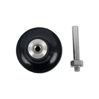 Plastic Backing Pad Screw Type with Arbor for Sanding/Surface Conditioning Kit, 50mm. Quick Change Arbor Included