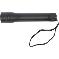 Black LED Aluminum Flashlight - Adjustable Focus, 600 Lumens, 3 Modes - C-Cell Battery