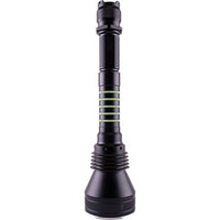700 Lumen LED Flashlight: Black Aluminum Torch for CR123A or 18650 Batteries - High Power & Durable