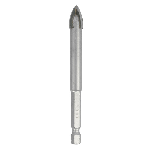 TorkCraft 12mm Glass & Tile Drill Bit - Hex Shank - Precision Drilling for Ceramic, Marble, Mirrors